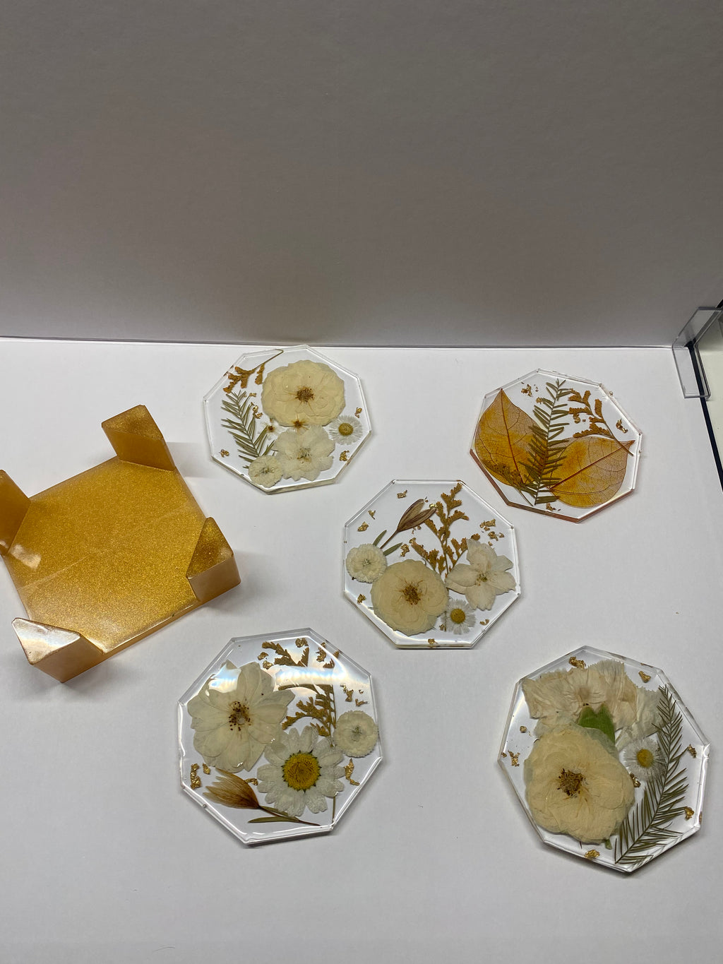 Handmade resin coasters