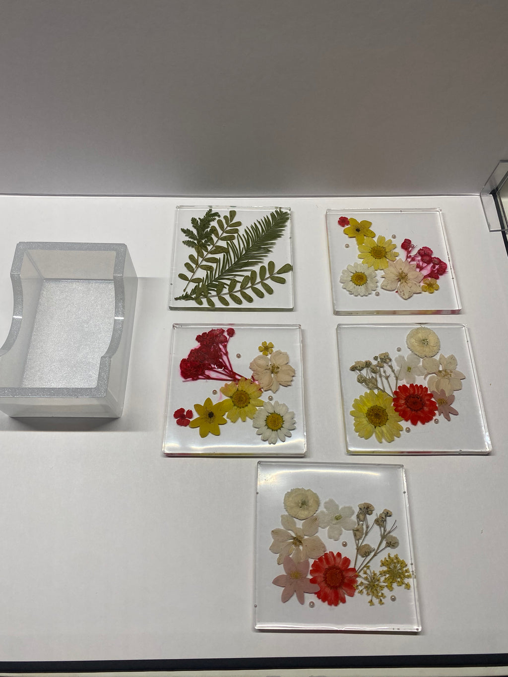 Hand crafted risen coasters