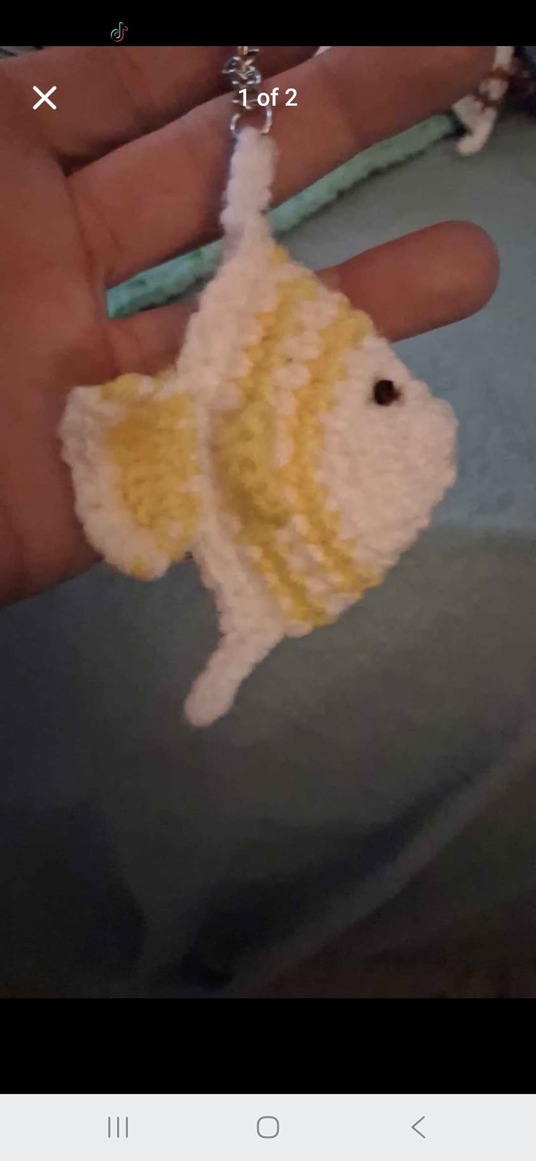 fish keychain
